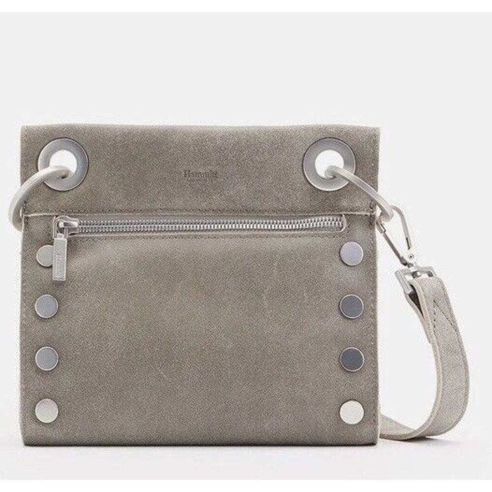 Hammit Tony Bag Small In Pewter W/ Brushed Silver Hardware NWT Crossbody